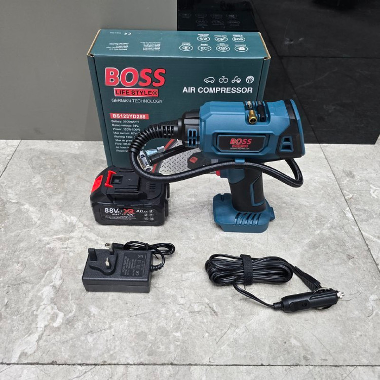 کمپرسور فندکی شارژی دو حالته باس مدل Ca