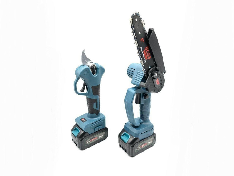 قیمت و خرید مجموعه دو عددی قیچی شارژی و اره شارژی ۱۵ سانت باس مدل ۳_۱۹۷