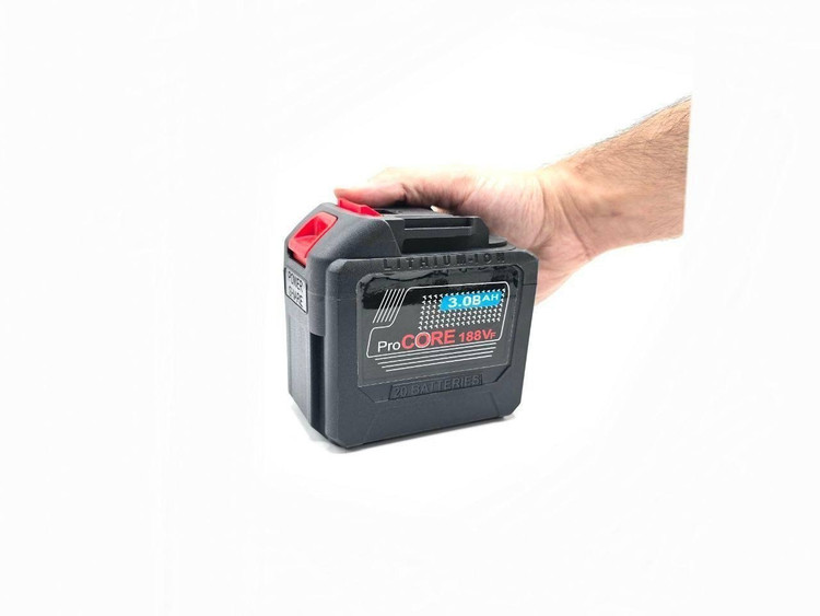 خرید و قیمت اره زنجیری شارژی ۳۰ و ۴۰ سانت صنعتی ۲۰ سلول دو ساطور باس مدل ۵_۳۲۱