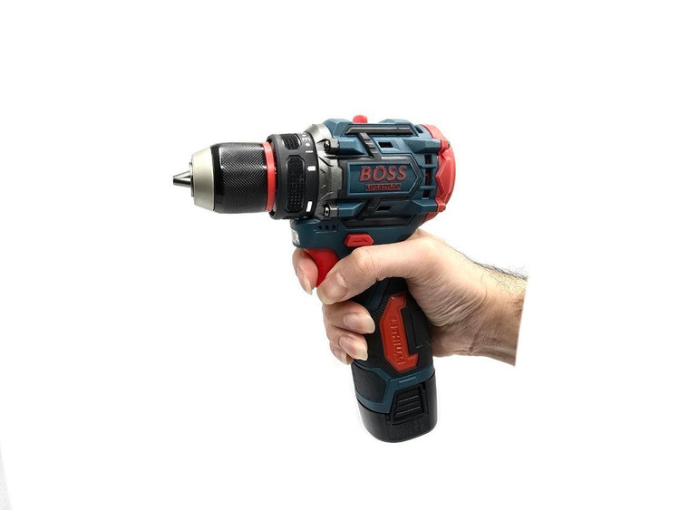 خرید و قیمت دریل شارژی ۲۴ ولت براشلس سه نظام فلزی باس مدل Bs3035