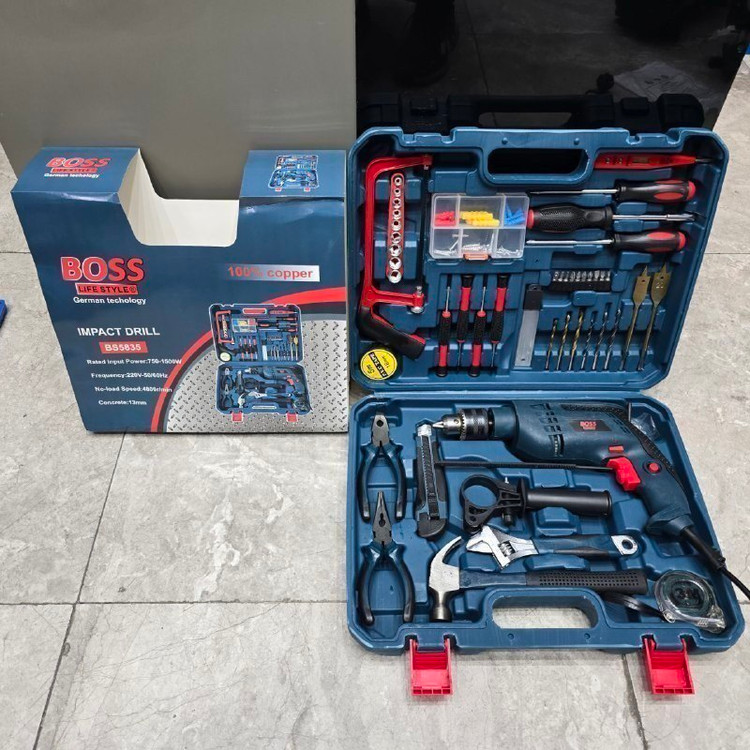 خرید و قیمت مجموعه ابزار حرفه ای ۱۰۰ عددی جدید باس مدل ۱_۱۸۸