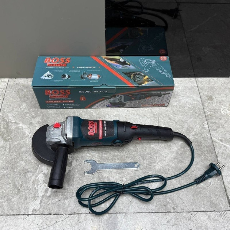 خرید و قیمت مینی فرز دسته بلند دیمردار اصلی مارک برجسته باس مدل ۶_۱۶۵